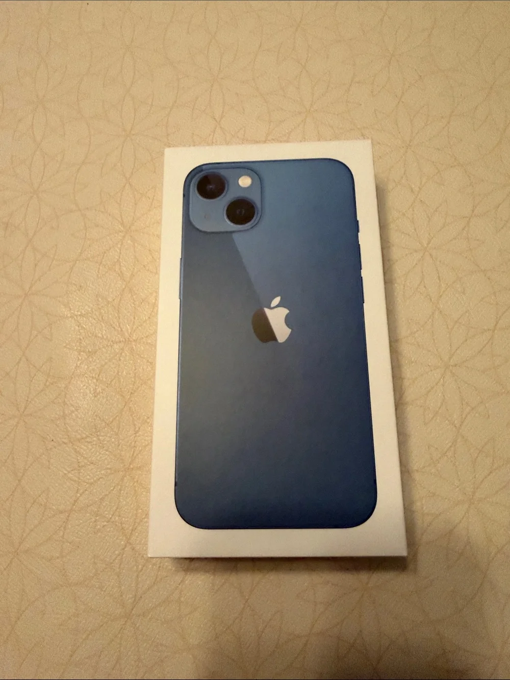 Apple iPhone Blue Finish with Dual Rear Cameras BOX ONLY